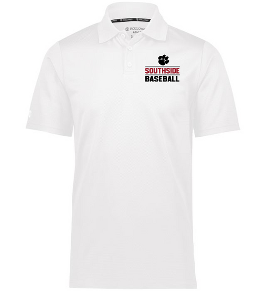 White Polo (Embroidered Logo)