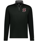 Black Long Sleeve Lightweight 1/4 Zip Pullover