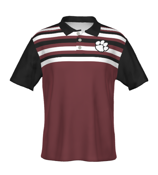 Sublimated Paw Print Polo