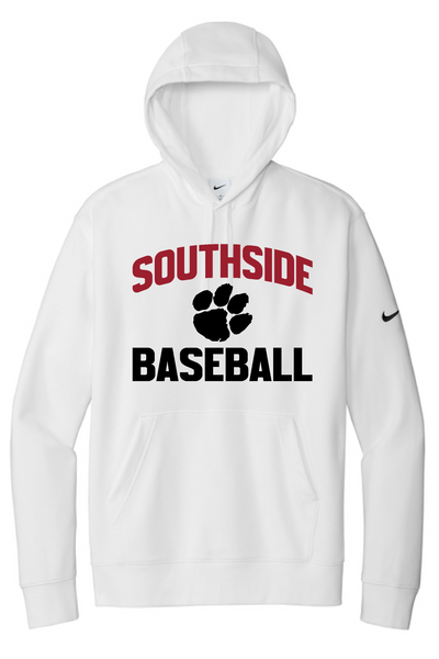 *MANDATORY* White Nike Hooded Fleece Sweatshirt